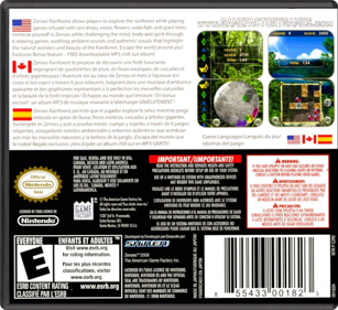 Zenses: Rainforest - Box - Back - Reconstructed (North America) - 774x708