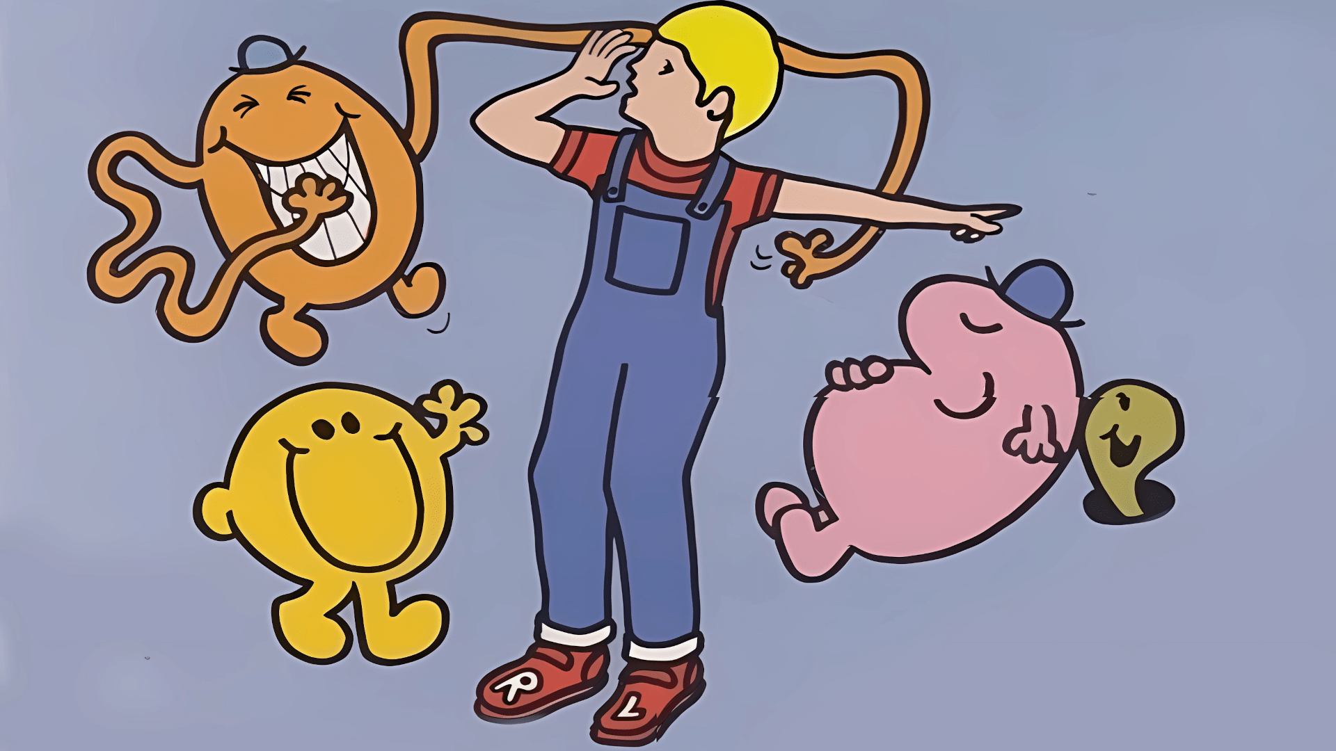Illustration of Here & There With The Mr. Men