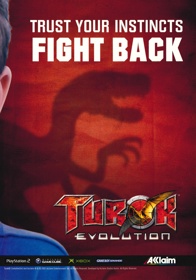 Turok: Evolution - Advertisement Flyer - Front (United Kingdom) - 1749x2500