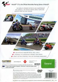 MotoGP 07 - Box - Back (Oceania) - 563x800