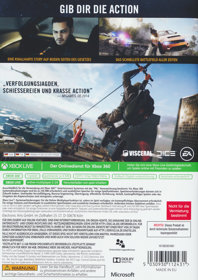 Battlefield: Hardline - Box - Back (Germany) - 903x1278