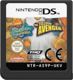 SpongeBob SquarePants: The Yellow Avenger - Cart - Front (Europe) - 517x564