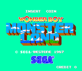 Wonder Boy: Monster Land - Screenshot - Game Title (North America) - 512x448