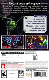 Overdriven Evolution - Box - Back (North America) - 460x748