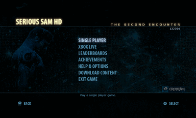 Serious Sam HD: The Second Encounter - Screenshot - Game Select (World) - 1040x624