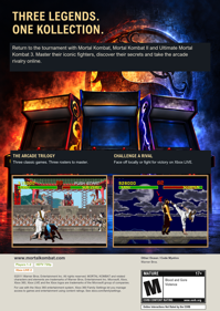 Mortal Kombat Arcade Kollection - Fanart - Box - Back (World) - 1700x2400