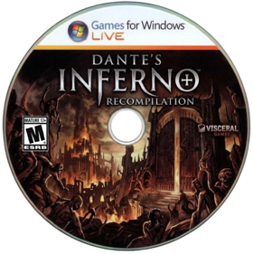Dante's Inferno Recompilation - Fanart - Disc (North America) - 499x500