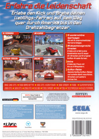 OutRun 2006: Coast 2 Coast - Box - Back (Germany) - 909x1278