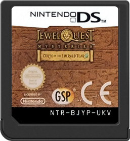 Jewel Quest Mysteries: Curse of the Emerald Tear - Cart - Front (United Kingdom) - 517x564