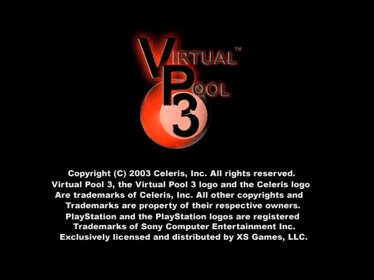 Virtual Pool 3 - Screenshot - Game Title (North America) - 640x480