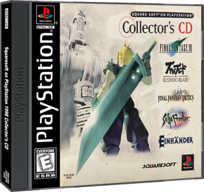 Squaresoft on PlayStation Collector's CD - Box - 3D (North America) - 1409x1330