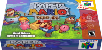 Paper Mario: TTYD 64 - Box - 3D (United States) - 602x299
