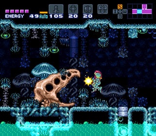 Super Metroid: Cryogenesis - Screenshot - Gameplay (World) - 256x224
