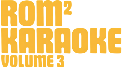 Rom Rom Karaoke: Volume 3 - Clear Logo (Japan) - 4500x2507