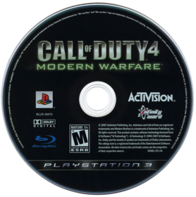 Call of Duty 4: Modern Warfare - Disc (North America) - 793x800