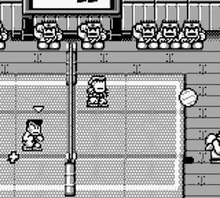 Nekketsu! Beach Volley da yo Kunio-kun - Screenshot - Gameplay (Japan) - 160x144