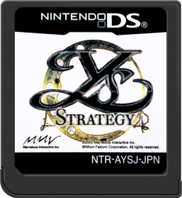 Ys Strategy - Cart - Front (Japan) - 517x564