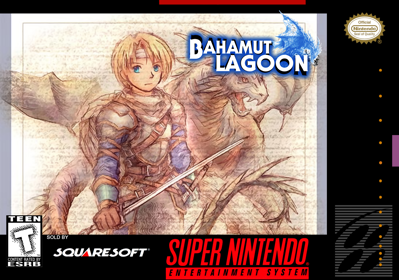 Bahamut Lagoon - Fanart - Box - Front (North America) - 2103x1476