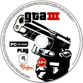Grand Theft Auto III - Disc (Russia) - 1406x1406