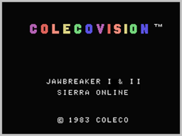 Jawbreaker I & II - Screenshot - Game Title (World) - 256x192