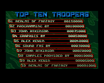 Arnie - Screenshot - High Scores (Europe) - 720x574