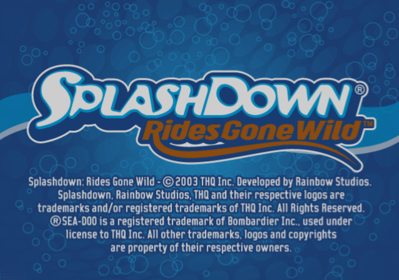 Splashdown: Rides Gone Wild - Screenshot - Game Title (North America) - 639x448