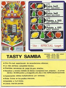 Tasty Samba - Advertisement Flyer - Front (World) - 1280x1699