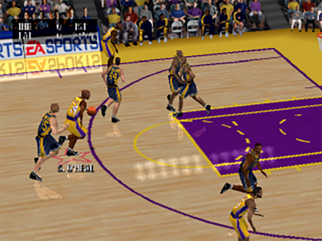Illustration of NBA Live 2001