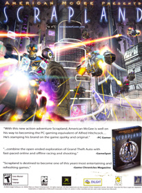 Scrapland - Advertisement Flyer - Front (United States) - 1616x2200