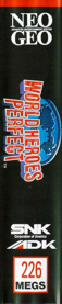 World Heroes Perfect - Box - Spine (North America) - 127x617