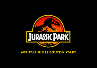 Jurassic Park - Screenshot - Game Title (France) - 640x448
