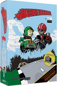 Burn Rubber - Box - 3D (North America) - 439x659