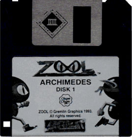 Zool: Ninja of the 'Nth' Dimension - Cart - Front (United Kingdom) - 1056x1100