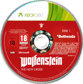 Wolfenstein: The New Order - Disc (Europe) - 2849x2881