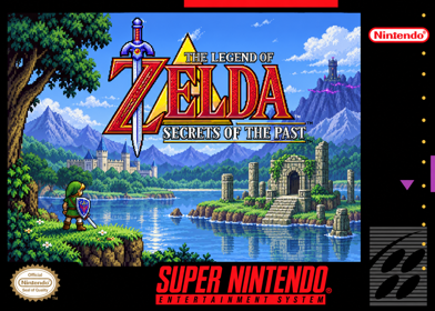 The Legend of Zelda: Secrets of the Past - Box - Front (World) - 1483x1061