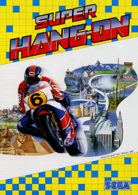 Super Hang-On - Advertisement Flyer - Front (North America) - 1186x1674