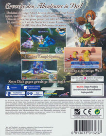 Ys: Memories of Celceta - Box - Back (Germany) - 600x772