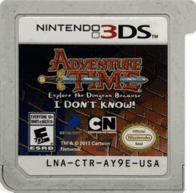 Adventure Time: Explore the Dungeon Because I Don't Know! - Cart - Front (North America) - 917x903