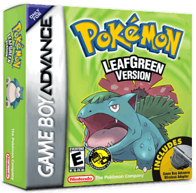 Pokémon LeafGreen Version - Box - 3D (North America) - 1016x998