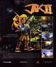 Jak II - Advertisement Flyer - Front (United States) - 1904x2290