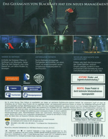 Batman: Arkham Origins: Blackgate - Box - Back (Germany) - 600x769
