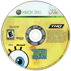SpongeBob's Truth or Square - Disc (North America) - 1477x1477