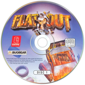 FlatOut - Disc (Europe) - 700x700
