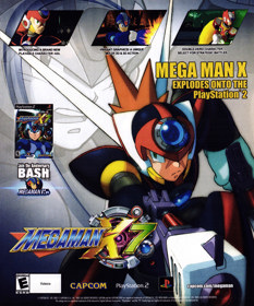 Mega Man X7 - Advertisement Flyer - Front (United States) - 1904x2289