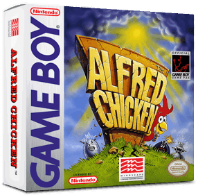 Alfred Chicken - Box - 3D (North America) - 1016x998