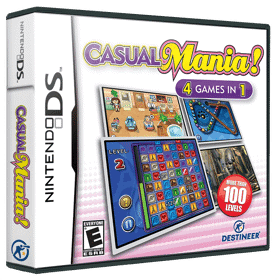 Casual Mania!: 4 Games in 1 - Box - 3D (North America) - 900x911