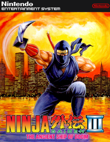 Ninja Gaiden III: The Ancient Ship of Doom - Fanart - Box - Front (North America) - 500x646