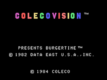 BurgerTime - Screenshot - Game Title (World) - 256x192