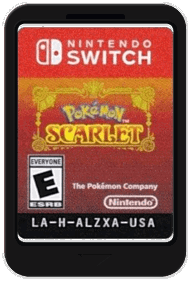Pokémon Scarlet - Cart - Front (Japan) - 408x600