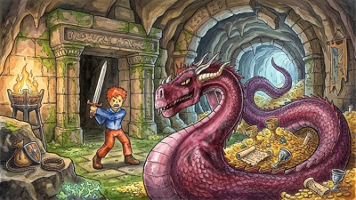 Deep Dungeon Adventure - Fanart - Background (World) - 1920x1080